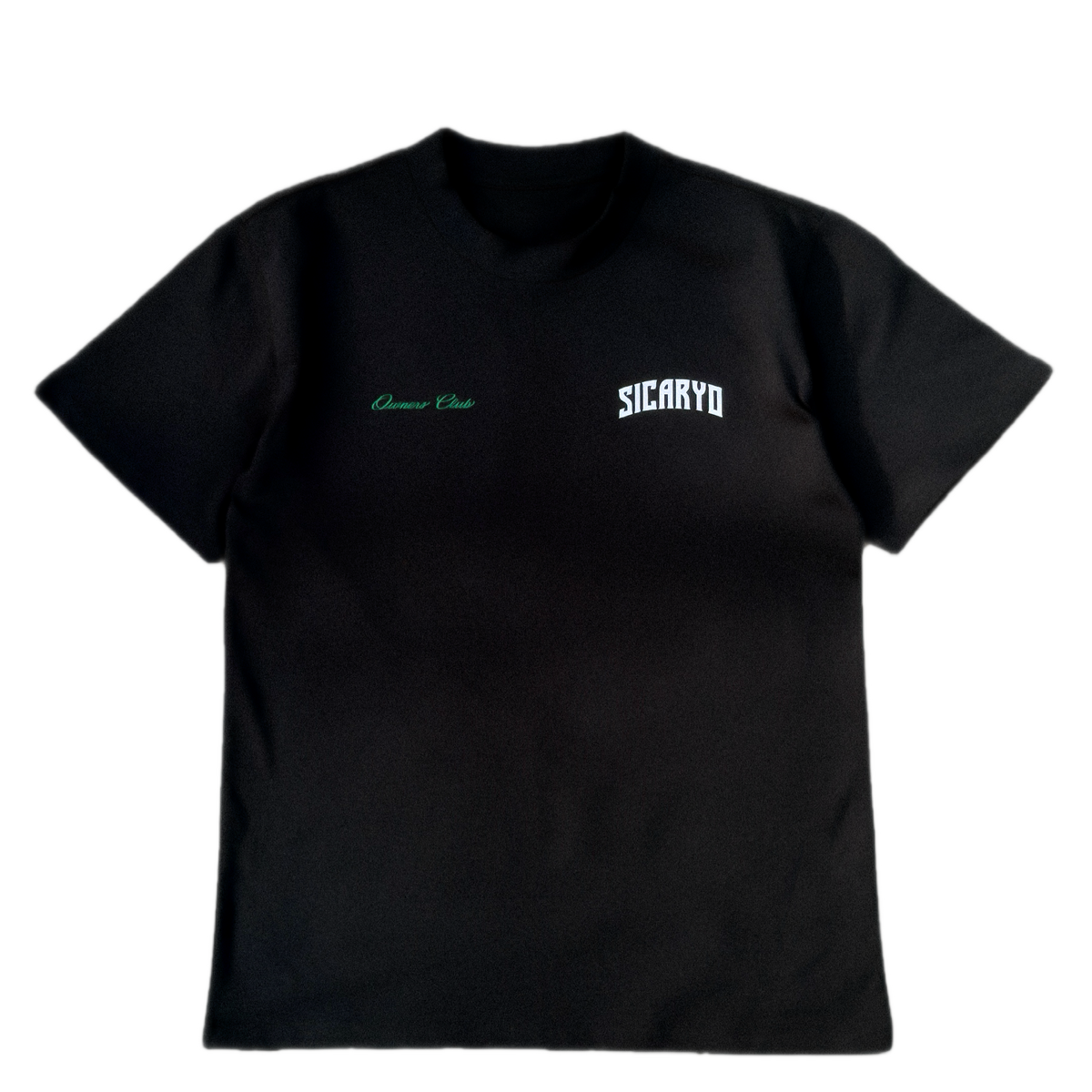 Sicaryo Owners Club Heavy Tee – Carbon Black