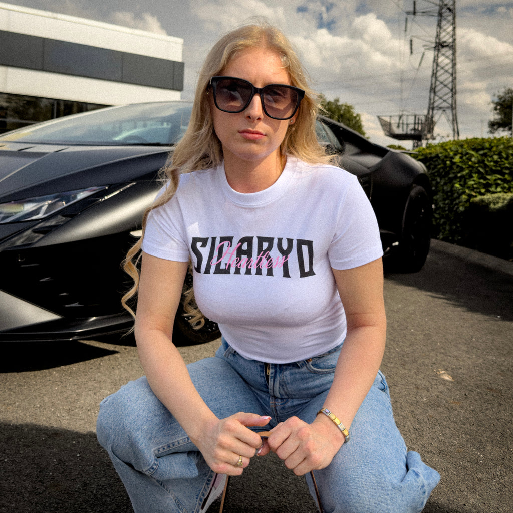 Sicaryo Heartless Baby Tee – White