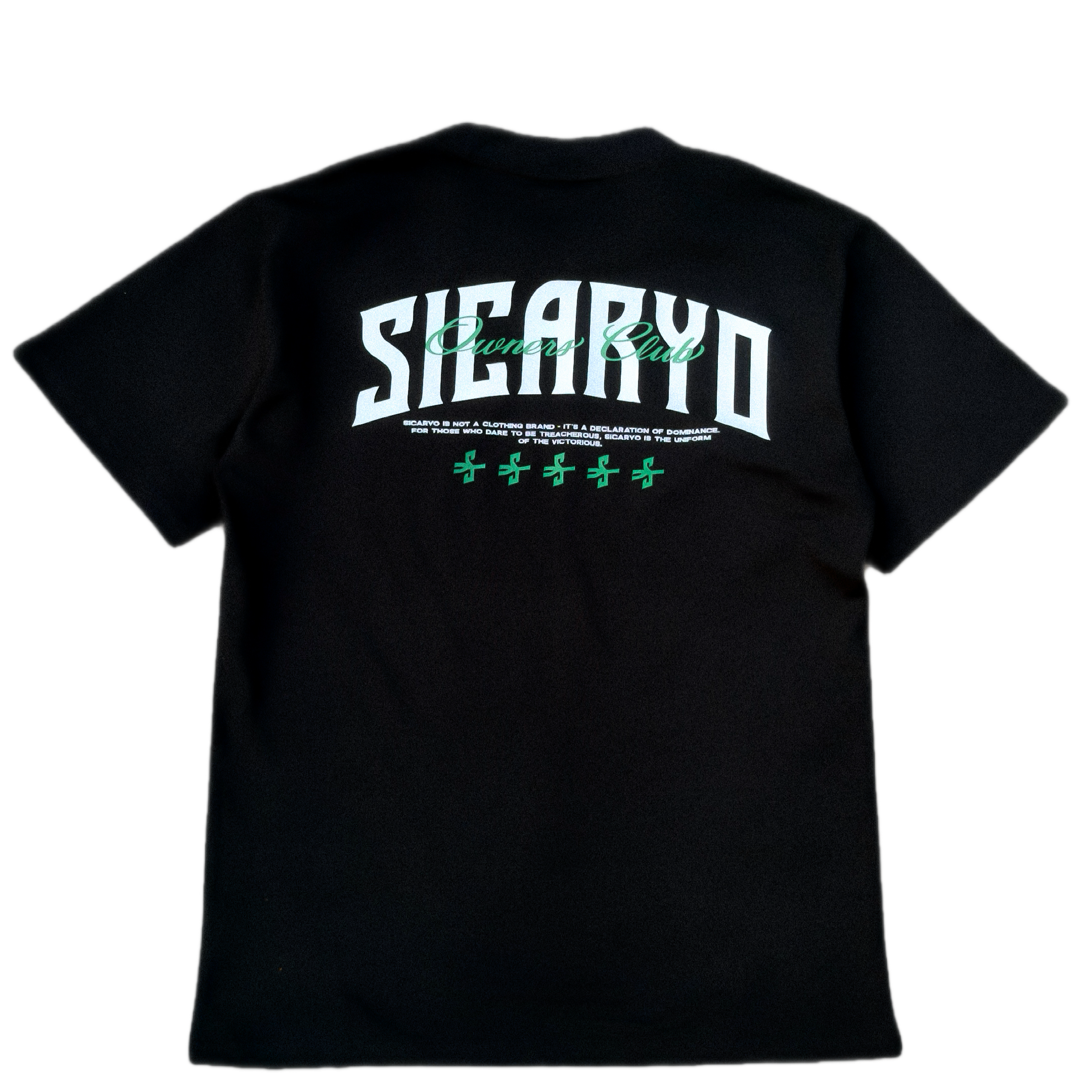 Sicaryo Owners Club Heavy Tee – Carbon Black