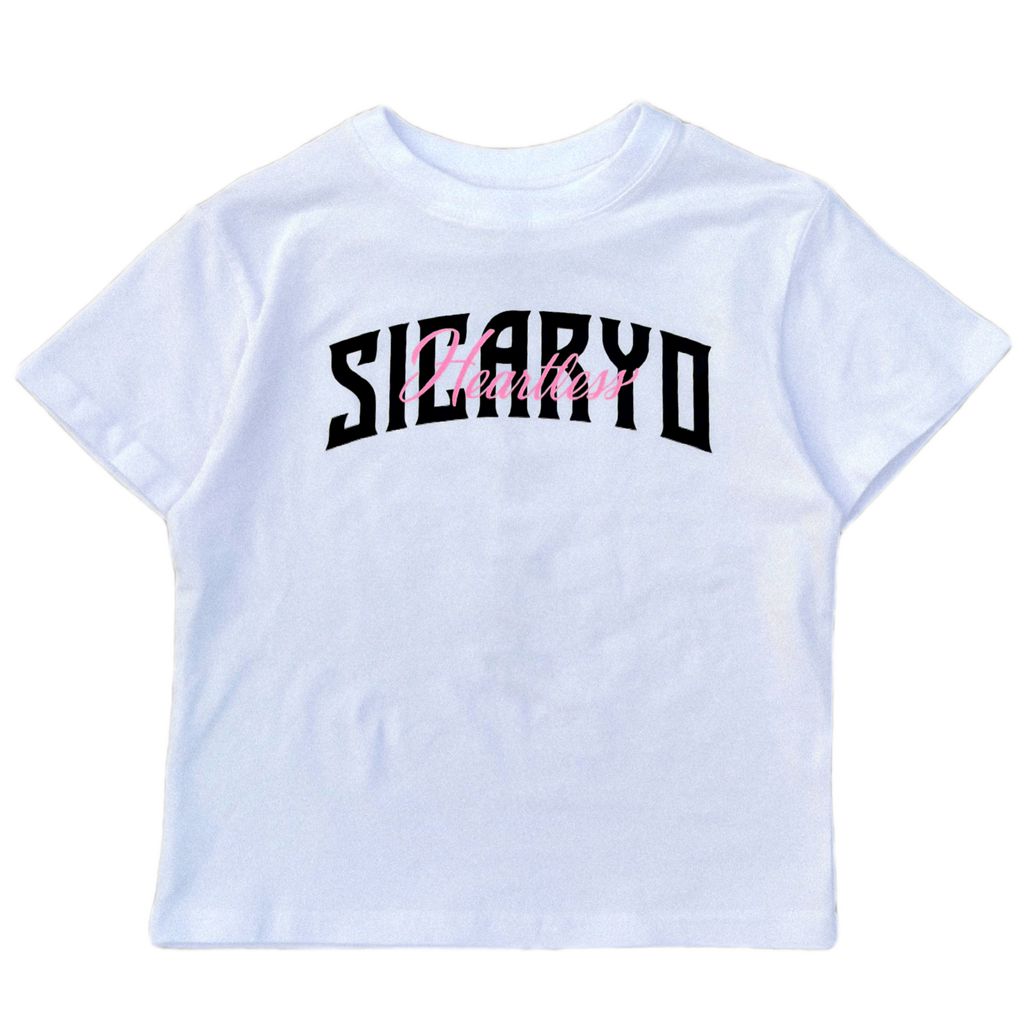 Sicaryo Heartless Baby Tee – White