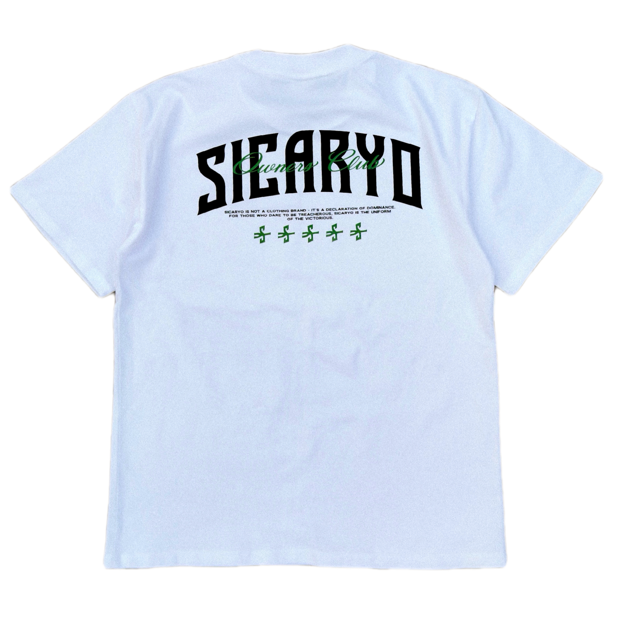 Sicaryo Owners Club Heavy Tee – White